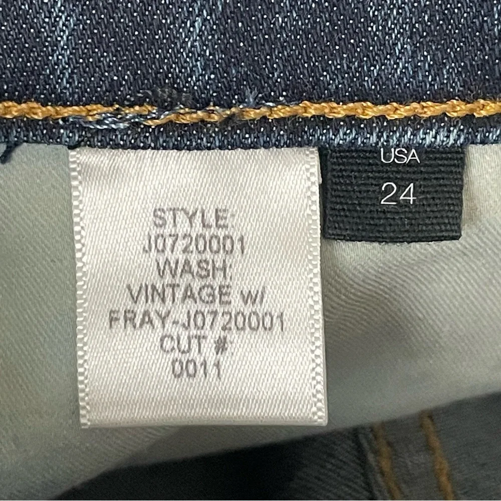 VERONICA BEARD JEANS NWT KATE 10” HIGH RISE SKINNY JEANS 24 VINTAGE WITH FRAY - Picture 12 of 14